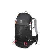 Durable 32L hiking backpack with multiple compartments, adjustable straps, and sturdy design for outdoor adventures.