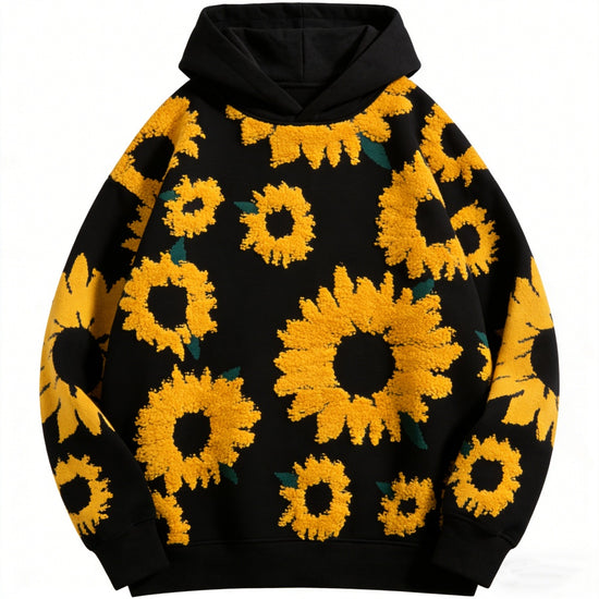Herren-Kapuzenpullover mit langen Ärmeln und Print