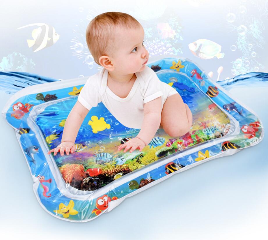 Aufblasbare Wassermatte für Babys, Sommer-Strand-Wassermatte für Kleinkinder, gepolsterte Wasserkissen für Babys und Kleinkinder, Sommerspielzeug, Babykissen 