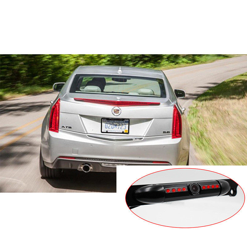 Bucciato automotive reverse camera with American license plate frame for cars, providing clear rear view visibility.