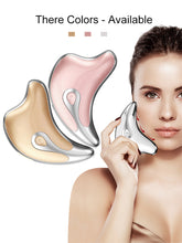 Bucciato facial Gua Sha scraper and massager with LED light, microcurrent skin rejuvenation, face lifting, and slimming features.