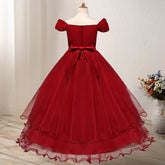 One-shoulder princess flower dress costume with colorful floral details, designed for children, by Bucciato Multi-Product Store.