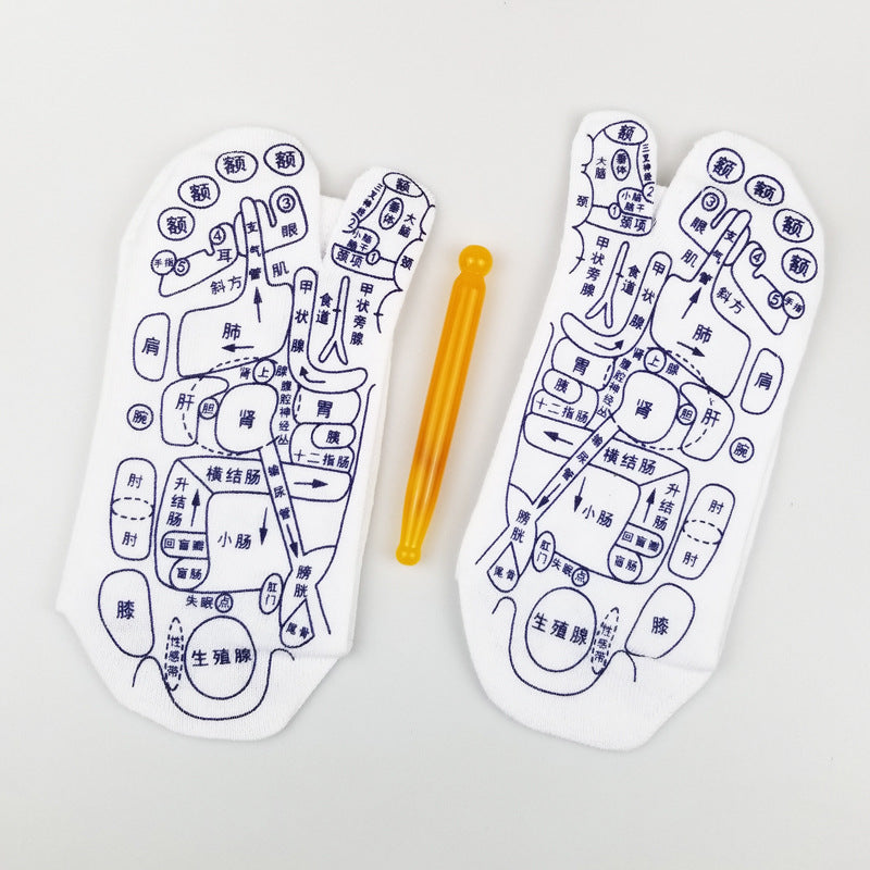 Fußmassage-Socken zur Linderung müder Füße, Akupressur-Fußmassagegerät, Reflexzonen-Socken, Fußpunkt-Socken, Fußpunkt-Werkzeug, Physiotherapie-Socken