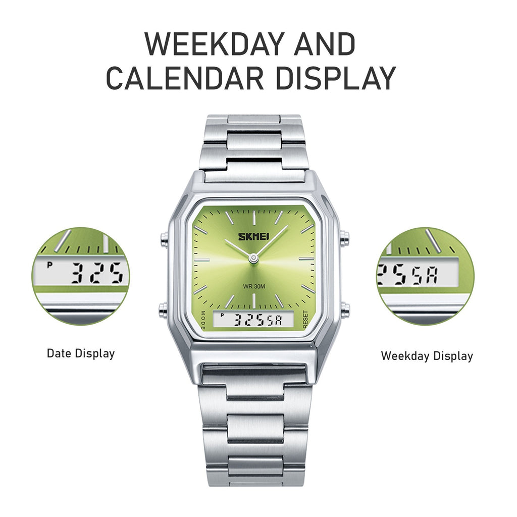 Paar-Business-Armbanduhr, minimalistisch, stilvoll, multifunktional, mit Alarmfunktion