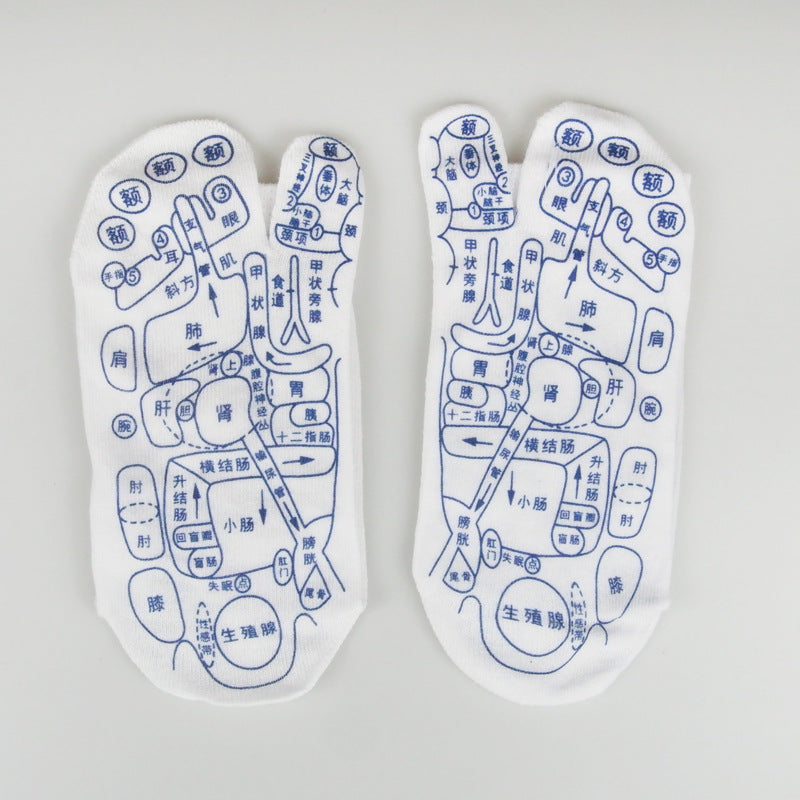 Bucciato reflexology foot massage socks with acupressure points for relieving tired feet and promoting foot physiotherapy.