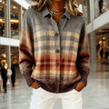 Stylish Floral-print Casual Loose-fitting Long-sleeve Shirt