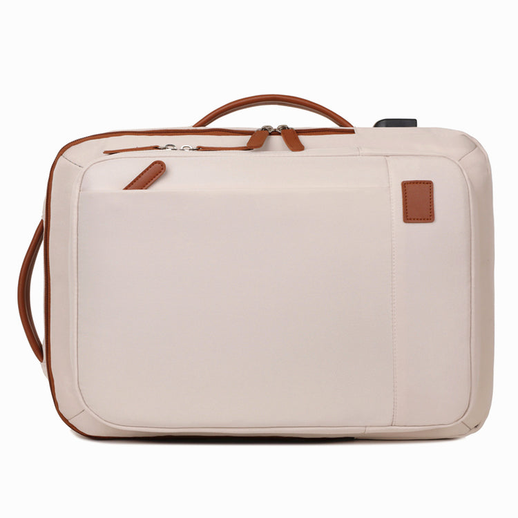 Leather business shoulder bag by Bucciato Multi-Product Store with adjustable strap and multiple compartments.