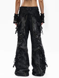 Adjustable Tactical Strap Workwear Jeans