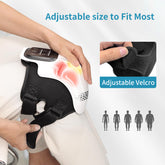 Bucciato intelligent electric knee massager with heating, vibration, infrared laser for pain relief and comfort.