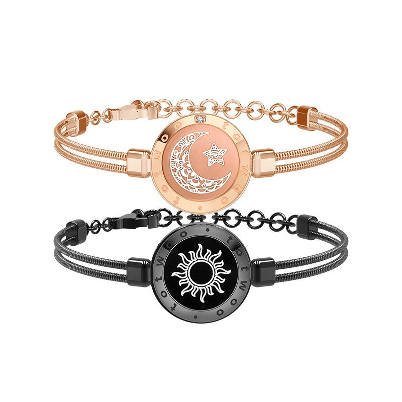 Smartes Sonnen-Mond-Paararmband mit Sensoren