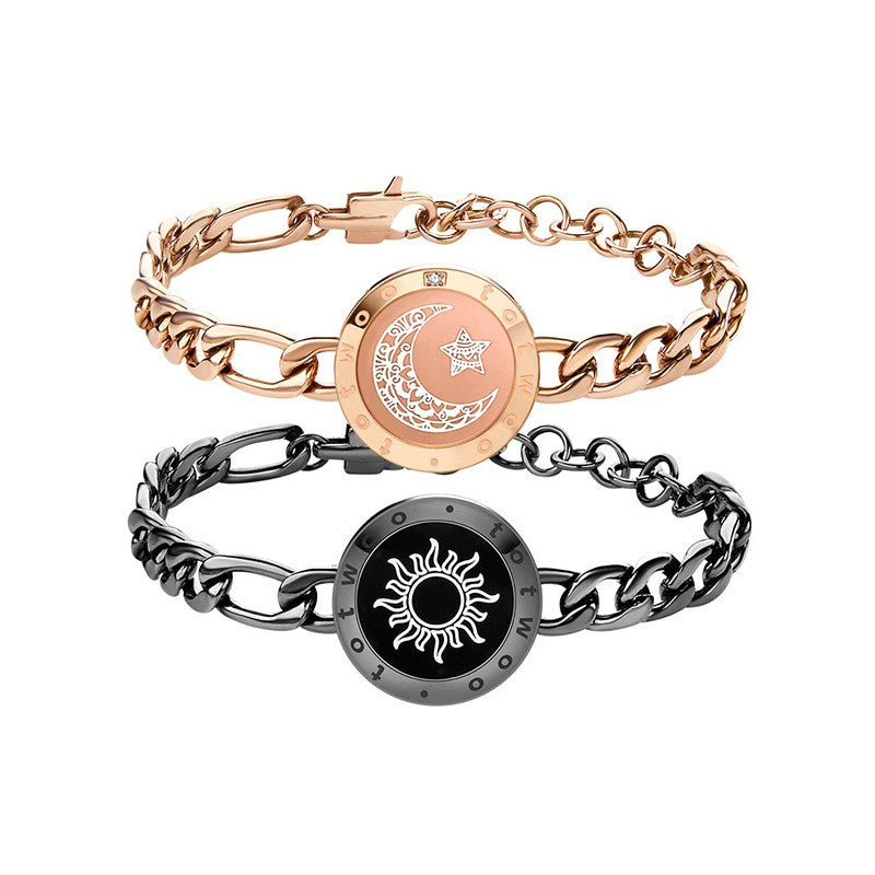 Smartes Sonnen-Mond-Paararmband mit Sensoren