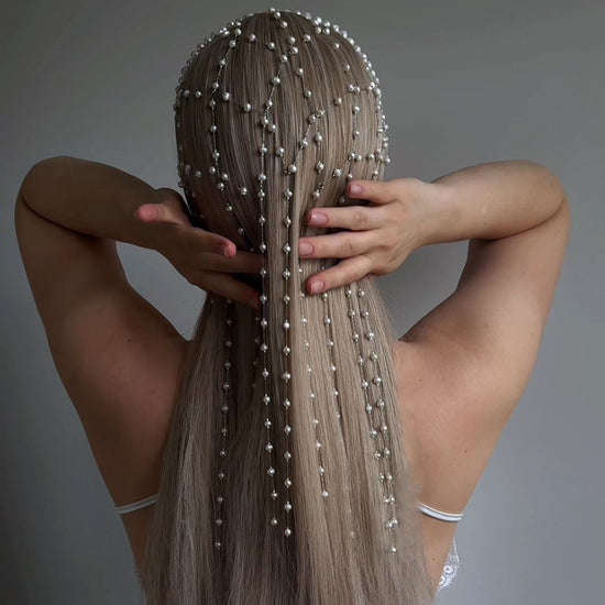 High-end Pearl Hairband Accessory For Formal Dresses