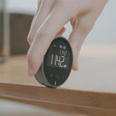 Electronic distance measuring instrument with digital LCD display and high precision electronic ruler for accurate measurements.
