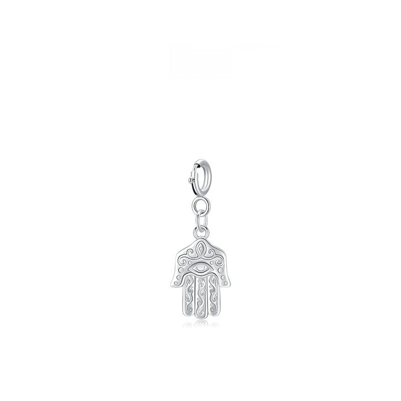 Sterling Silver Fashionable And Minimalist Pendant Korean-style Sweet And Adorable
