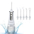 Portable electric water flossing machine from Bucciato, showing compact design and water jet nozzle for household dental cleaning.
