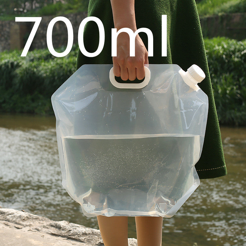 Faltbarer, tragbarer Wasserbeutel aus PVC für Outdoor-Camping und Wandern