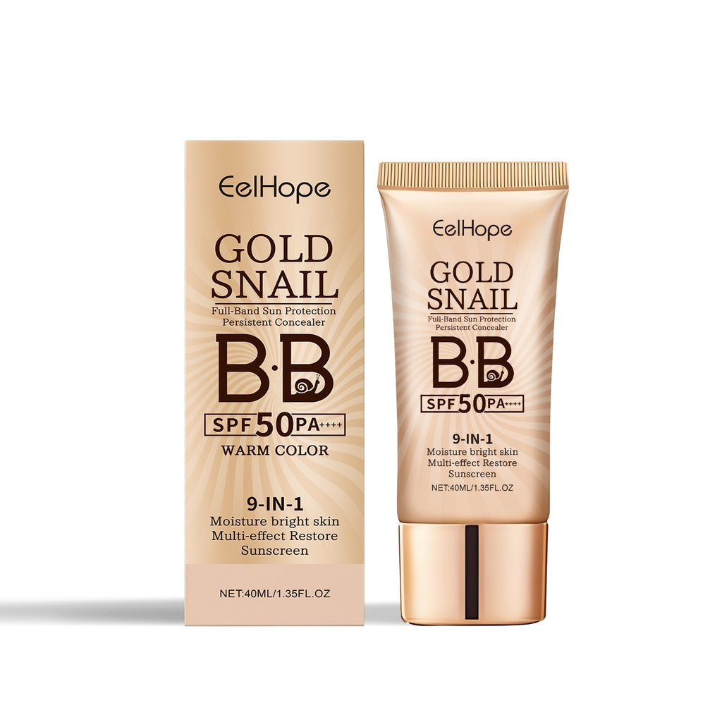 Golden Snail Sunscreen BB Cream, „Reparieren, Schützen, Strahlen – alles in einem“.