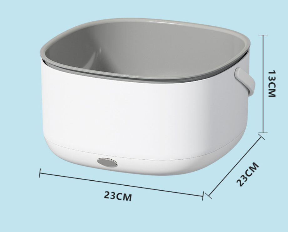 Portable Bucciato fruit and vegetable washing machine with compact design for household use, shown in a clean, modern kitchen setting.