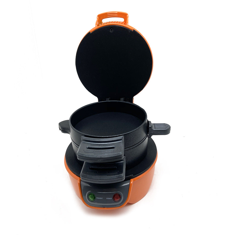 Frühstücksmaschine für den Haushalt, Hamburger-Sandwich-Maker mit Eierkocherring, Brot-Sandwich-Maschine, Waffeleisen