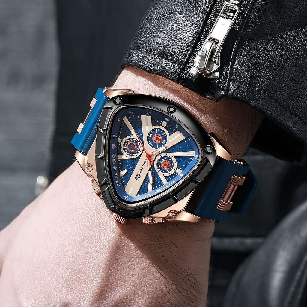 Stilvolle und minimalistische Herrenuhr aus einer Legierung