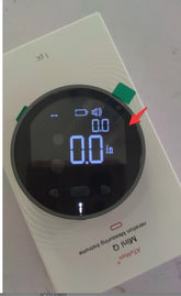 Electronic distance measuring instrument with digital LCD display, high precision electronic ruler tape measure by Bucciato.