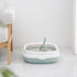 High-quality Pet Toilet Cat Litter Box with scoop, anti-splash plastic design for cats and small dogs, durable and easy to clean.