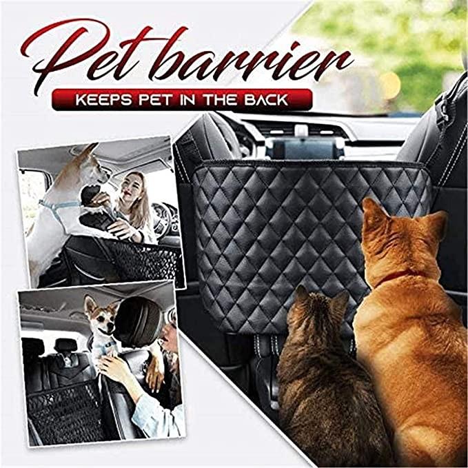 Bucciato car seat storage organizer holding a handbag, designed for tidy auto interior and convenient handbag placement.