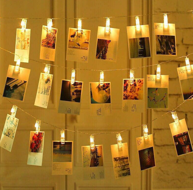 LED Photo Wall Clip Light String