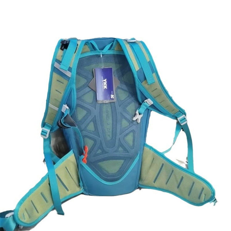 Outdoor zippered foldable hiking backpack by Bucciato with high-capacity storage and adjustable straps, suitable for outdoor adventures.
