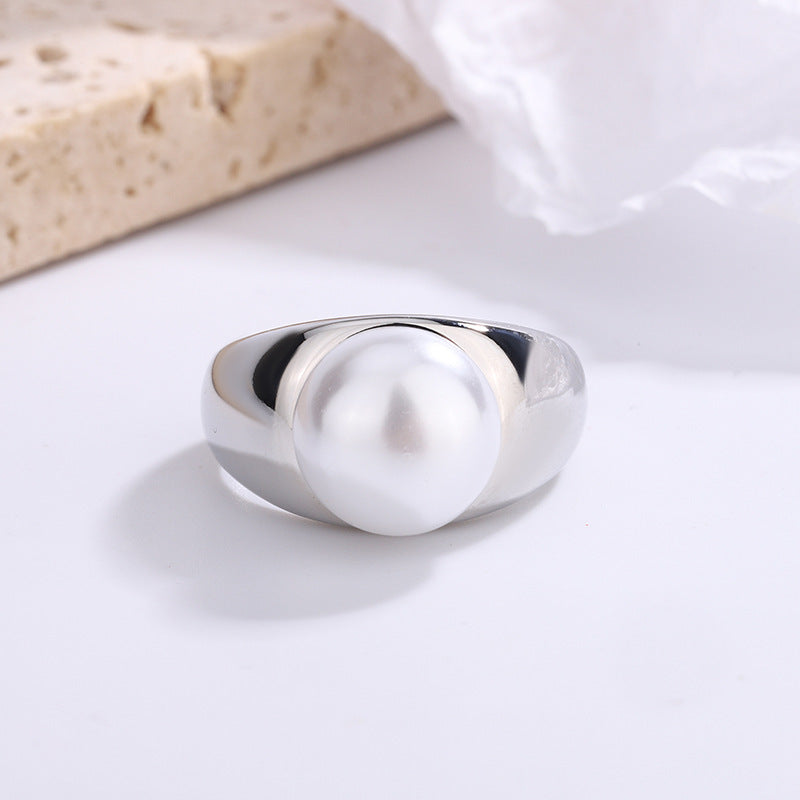 Einzigartiger Ring mit Zirkonia-Einlage, modisches Design für den Zeigefinger, Minderheitenstil