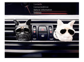 Bucciato car air outlet perfume clip attached to vehicle air vent, freshening the car interior with a stylish air freshener.