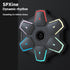 Bucciato reaction training boxing machine with colorful light panels and adjustable speed buttons for fitness and reaction training.