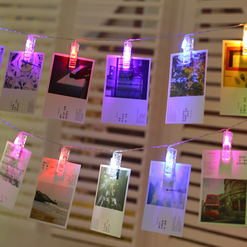 LED Photo Wall Clip Light String