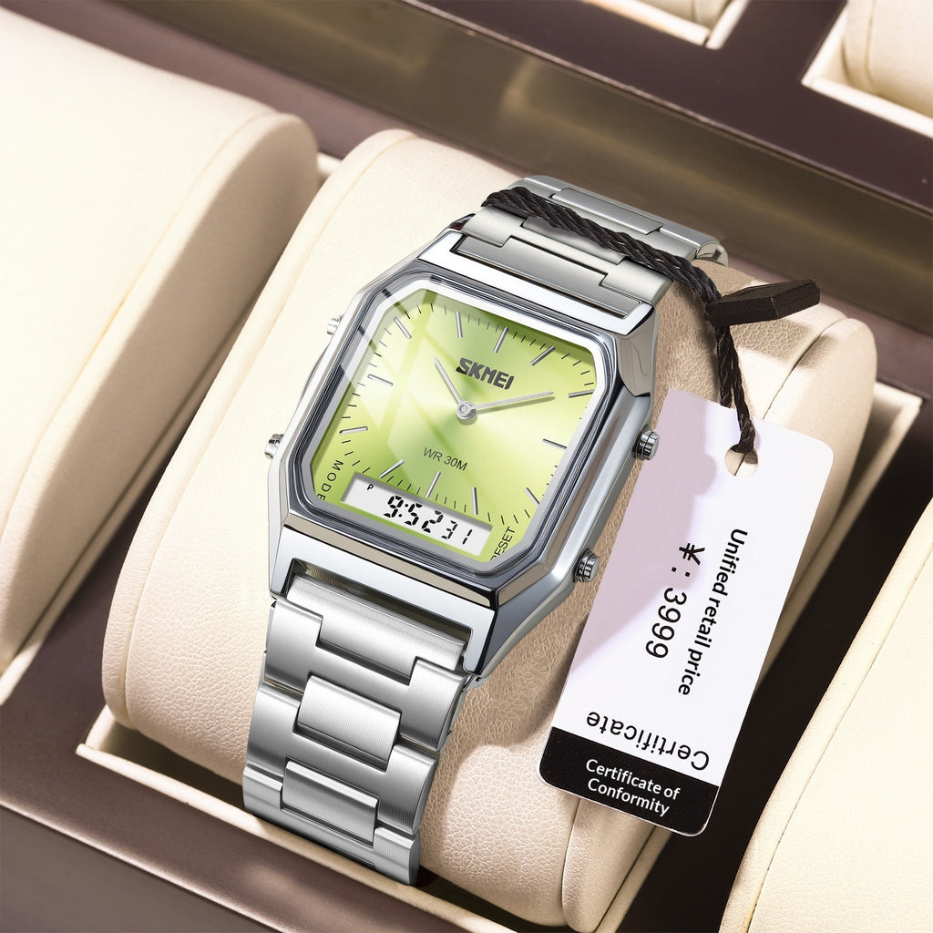 Paar-Business-Armbanduhr, minimalistisch, stilvoll, multifunktional, mit Alarmfunktion
