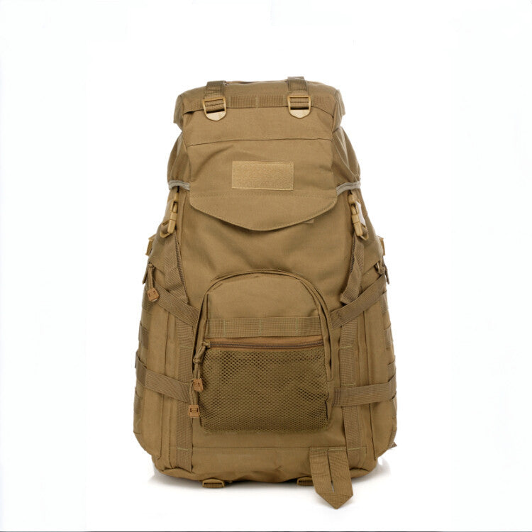 60-Liter-Rucksack in Tarnfarben für Camping, Wandern, Reisen und Radfahren