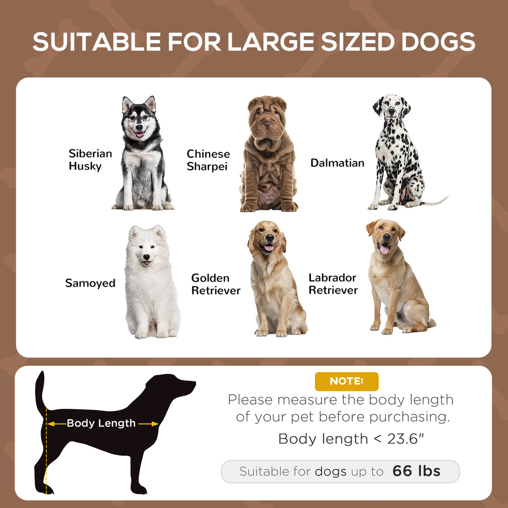 Erhöhtes, tragbares Hundebett mit UV-Schutz-Sonnendach, 91 cm (36 Zoll), Kaffee