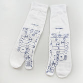 Bucciato foot reflexology socks with acupressure points for relieving tired feet and promoting foot physiotherapy.