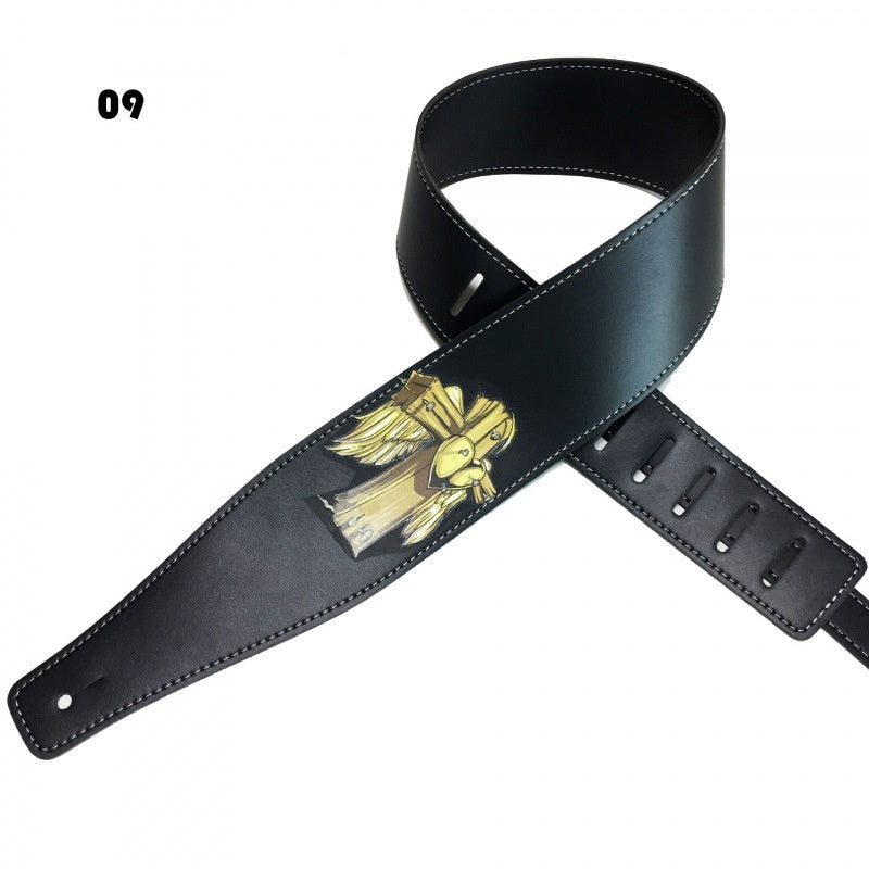 Color Printing Folk Guitar Shoulder Strap Musical Instrument Accessories