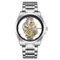 Double-sided Transparent Cutout Automatic Men's Mechanical Watch