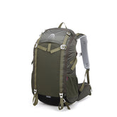 Outdoor sports and travel backpack by Bucciato, shown in black with multiple compartments and adjustable straps.