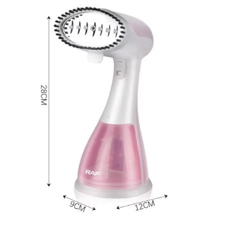 Portable Bucciato garment steamer for hand hanging ironing, with a sleek design and easy-to-use handheld operation.