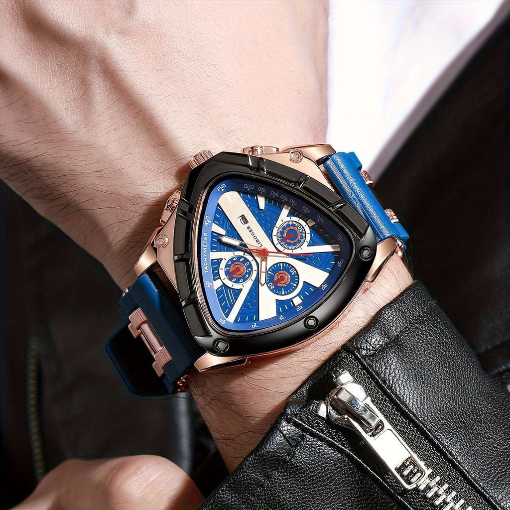 Stilvolle und minimalistische Herrenuhr aus einer Legierung