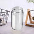 Mini electric portable juice machine by Bucciato, compact appliance with a transparent container and blending blades for fresh juice.
