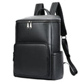 Men's Leather Commuter Casual Laptop Backpack