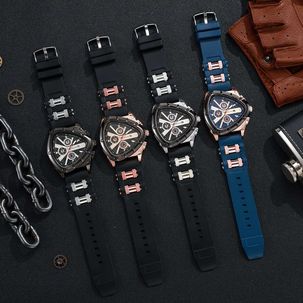Stilvolle und minimalistische Herrenuhr aus einer Legierung