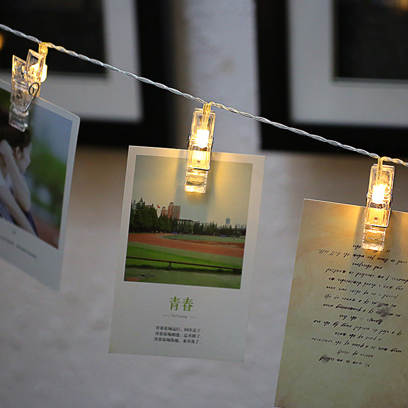 LED Photo Wall Clip Light String