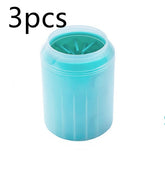 Pet paw cleaner kit by Bucciato with a soft brush cup for easy cleaning of pet paws in a compact, handheld design.