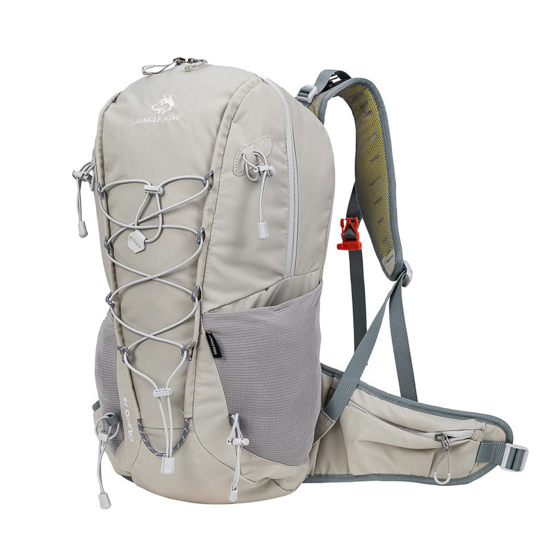 Bucciato outdoor zippered foldable hiking backpack with high capacity and adjustable straps, ideal for outdoor adventures.