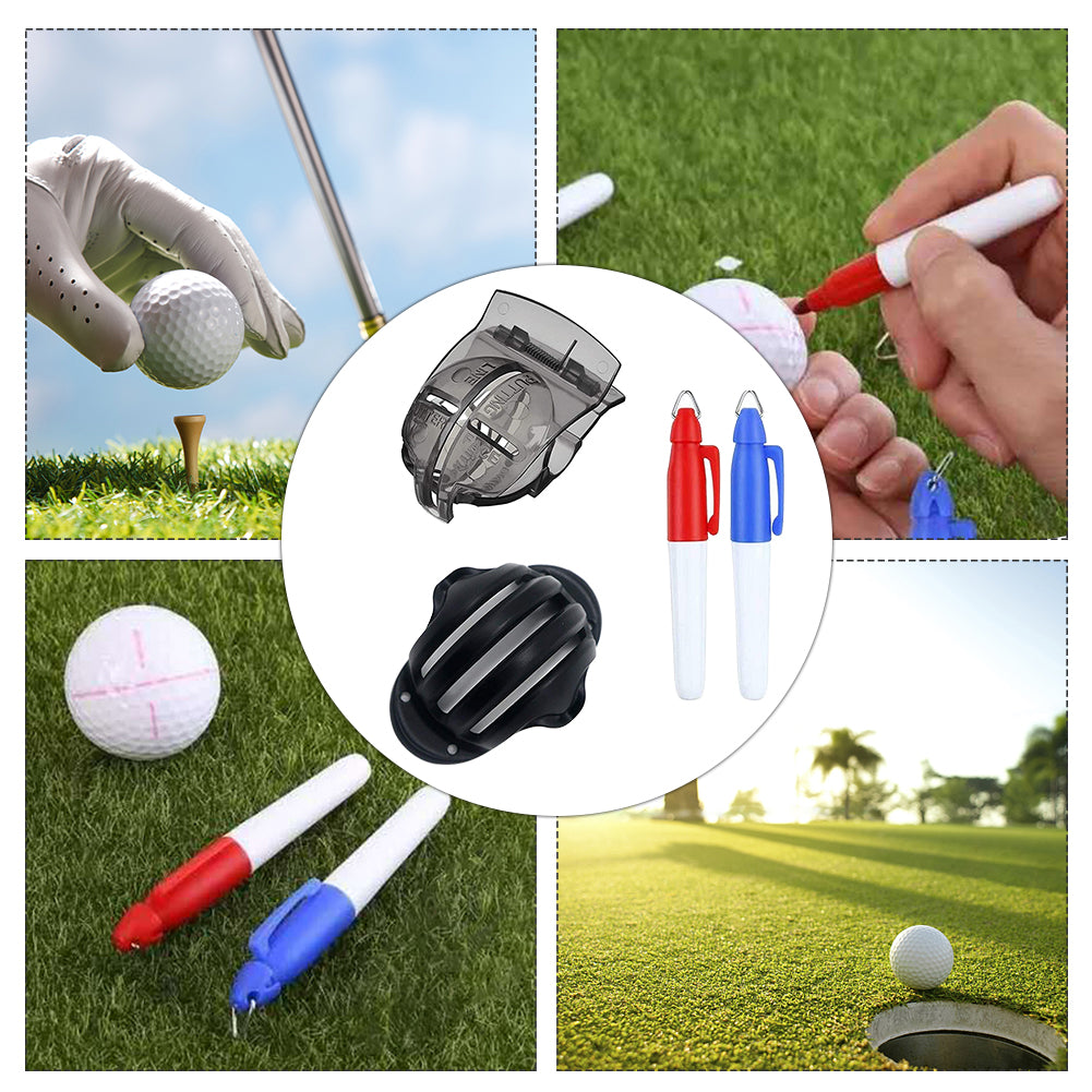 Golf-Linienzeichnungszubehör mit Stiftset