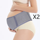 Mid-pregnancy abdominal support belt in neutral color, designed to provide comfort and gentle support during pregnancy.